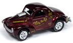 Johnny Lightning Willys Gassers 50 Jahre 2-Pack 41 Coupé & 33 Pickup Scale 1 64