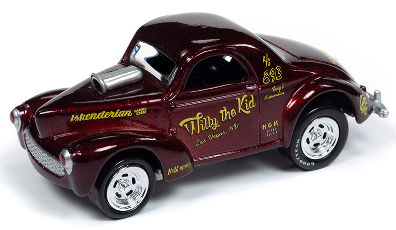 Johnny Lightning Willys Gassers 50 Jahre 2-Pack 41 Coupé & 33 Pickup Scale 1 64