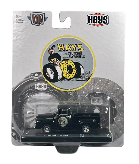M2 Maschinen 1 64 Gegossene Autos 1956 Ford F-100 Truck Hays Clutches Black R80