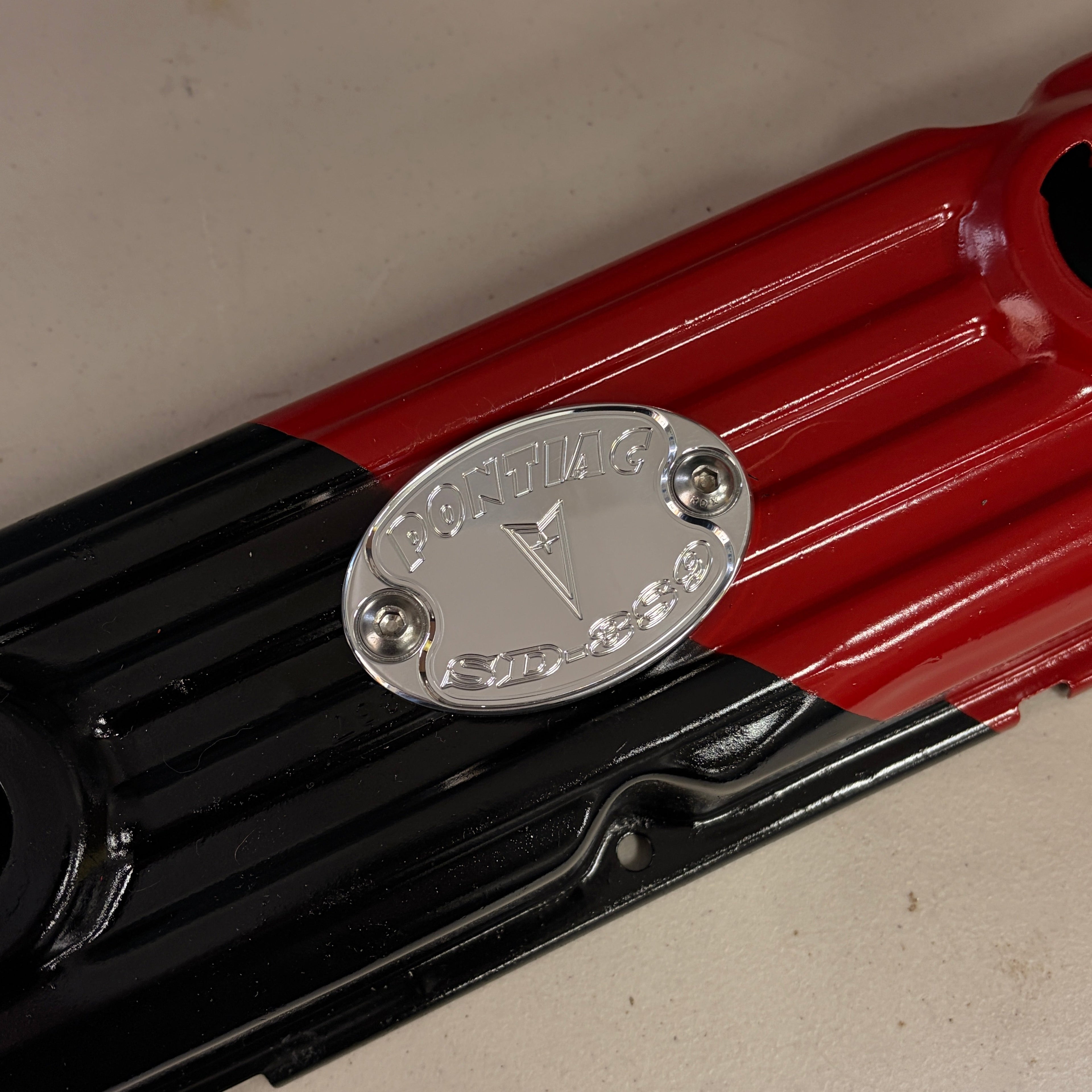 Mad4Metal Pontiac SD-389 Super Duty Billet Aluminium Abzeichen CNC USA