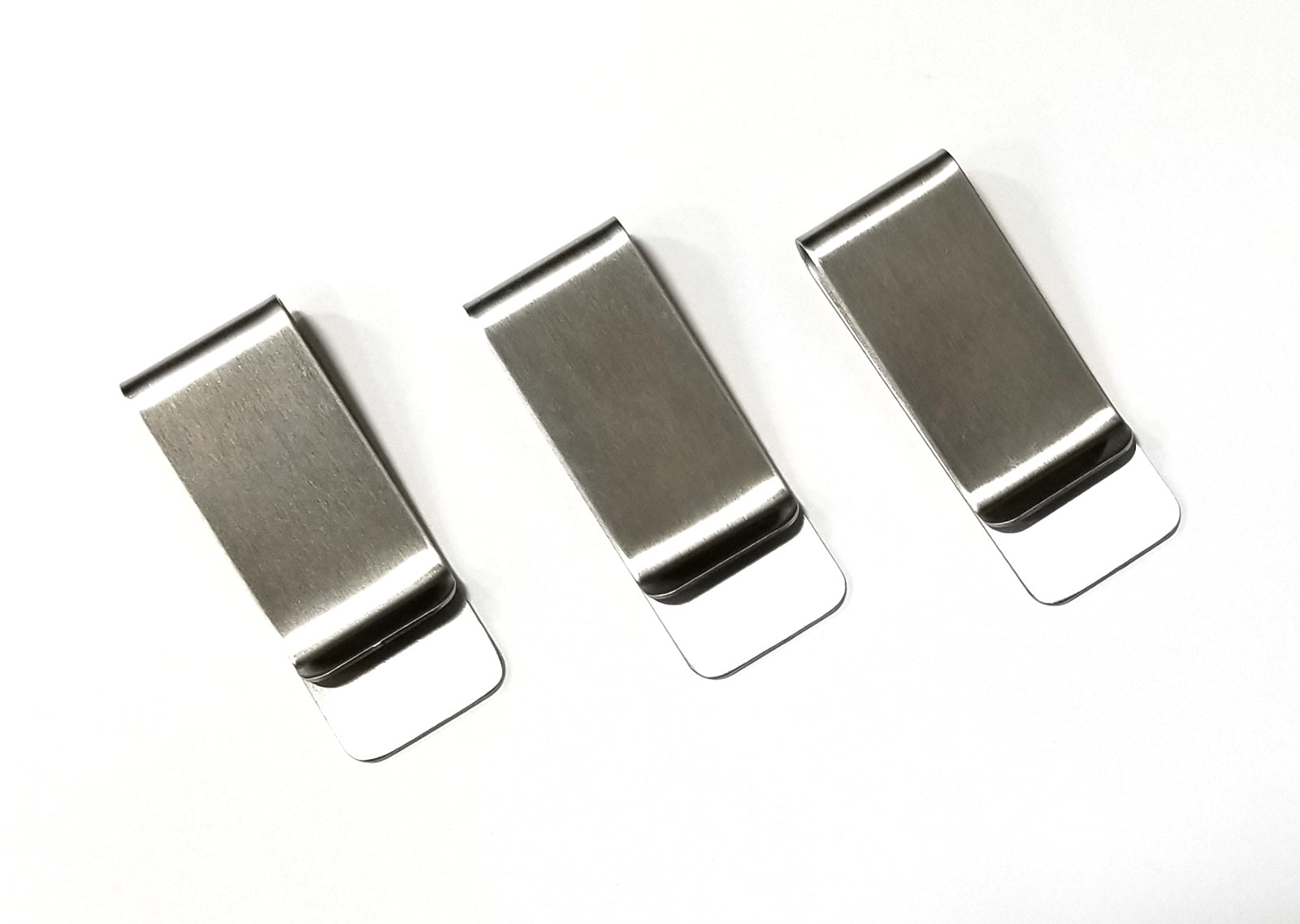 Los von 3 Stainless Steel Money Clip Card Holder Metall Geld Clip Card Holder USA