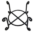 Wire Coaster Holder, Black, 4 Post Heavy Wire Scroll für 4' Round Coasters