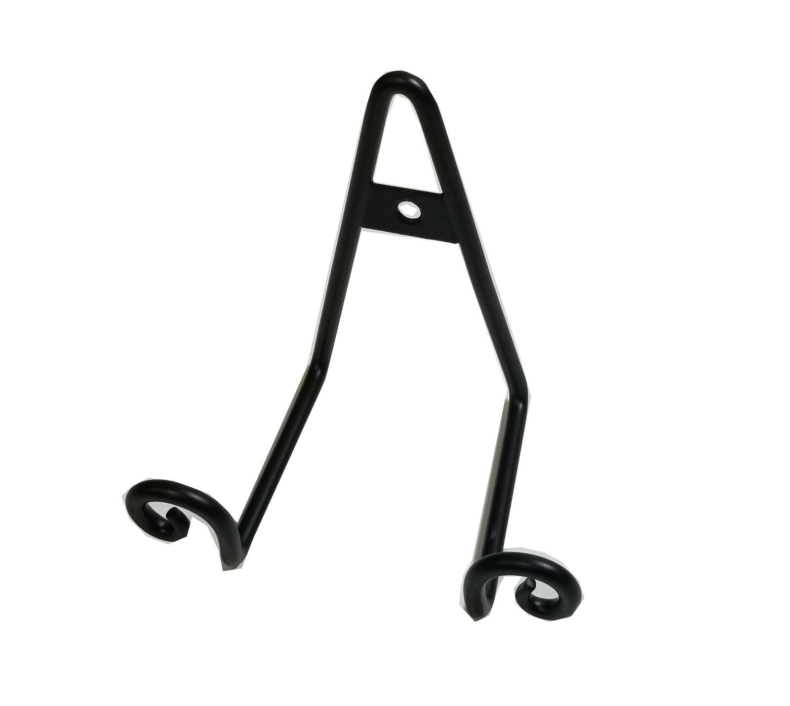 Wire Coaster Holder, Black, 2 Post Heavy Wire Scroll für 4' Round Coasters
