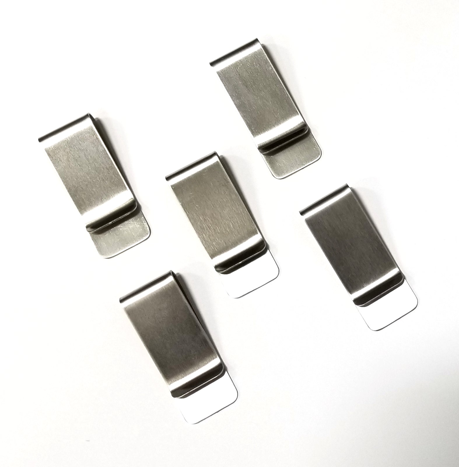 Los 5 Edelstahl Geld Clip Card Holder Metall Geld Clip Card Holder USA