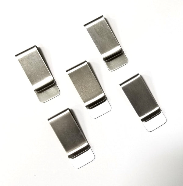 Los 5 Edelstahl Geld Clip Card Holder Metall Geld Clip Card Holder USA