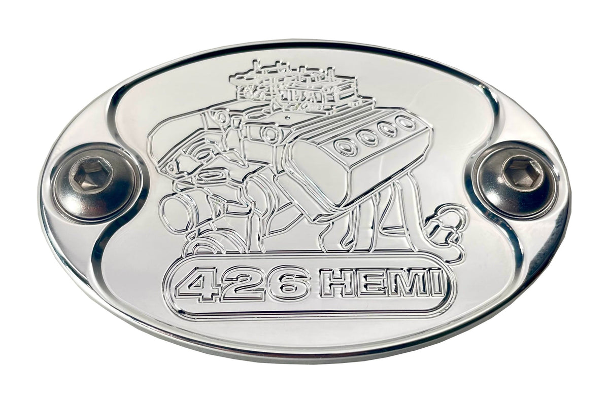 Mad4Metal 426 Hemi Billet Aluminium Abzeichen Ventil Abdeckung Mopar USA