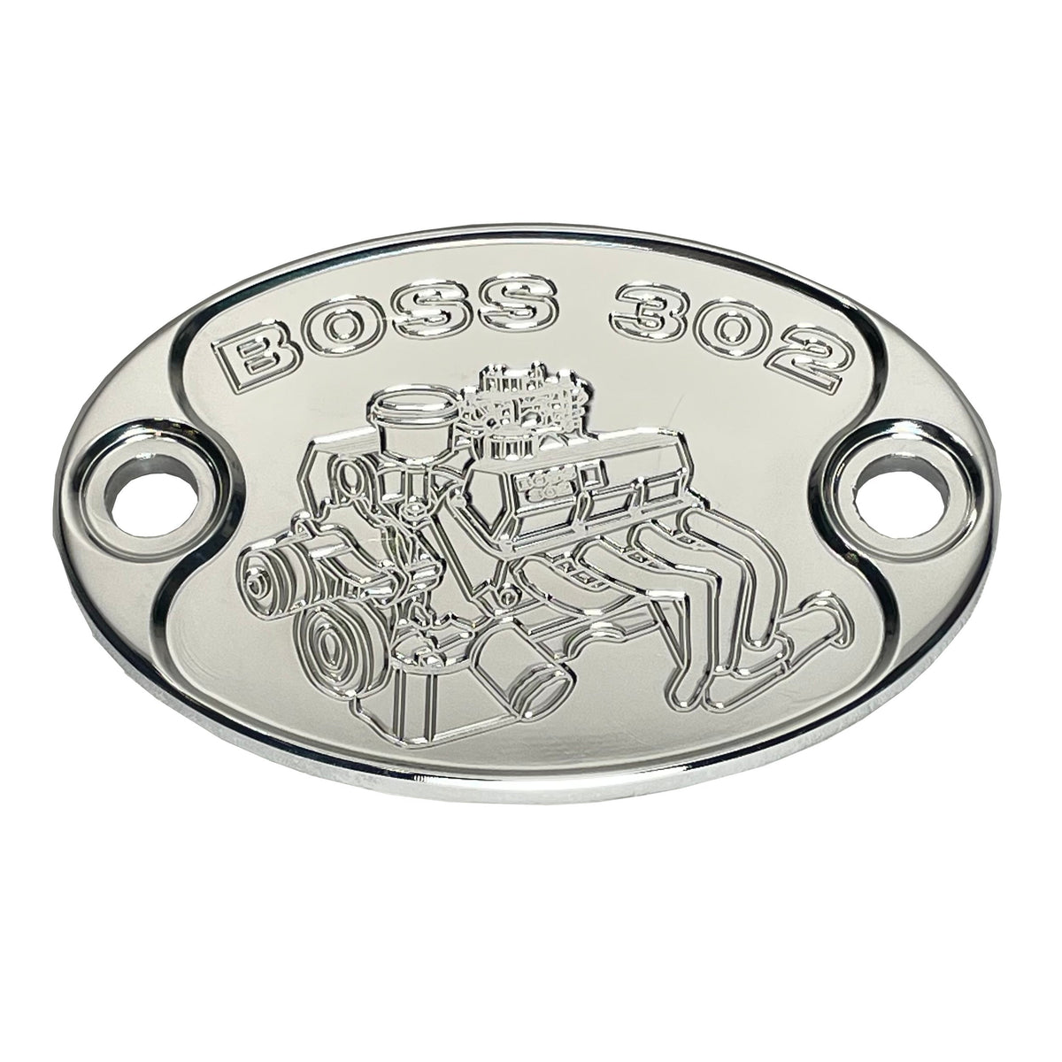 Mad4Metal Ford Boss 302 Billet Aluminium Abzeichen Ventilabdeckung Motor USA