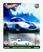2020 Jaguar Leichtgewicht E-Type Hot Wheels Premium 2/5 White Die Cast Car 1:64