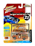 1950 Mercury Woody Wagon Johnny Lightning Street Freaks Kupfer R2 VB Die Cast Car 1:64
