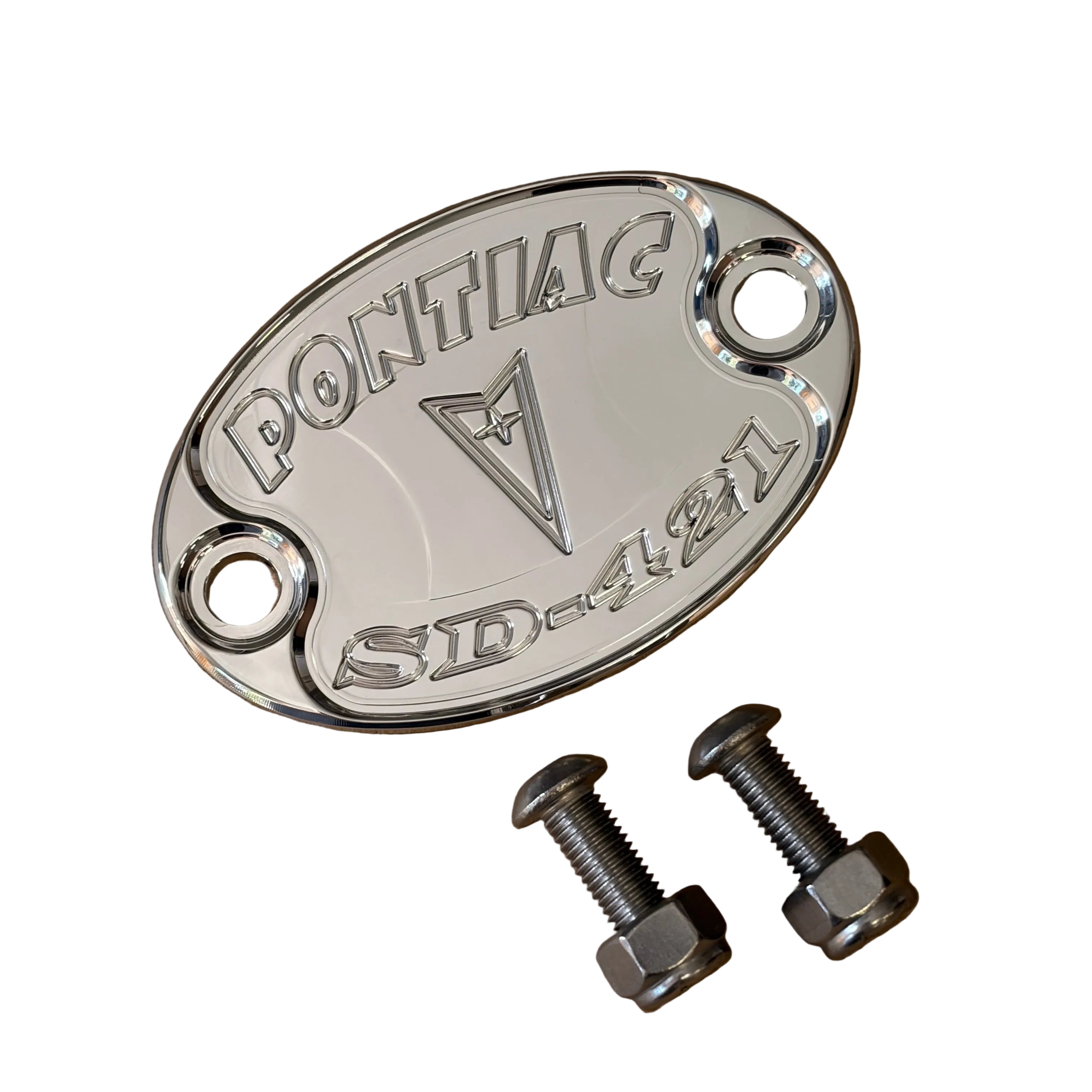 Mad4Metal Pontiac SD-421 Super Duty Billet Aluminium Badge CNC USA