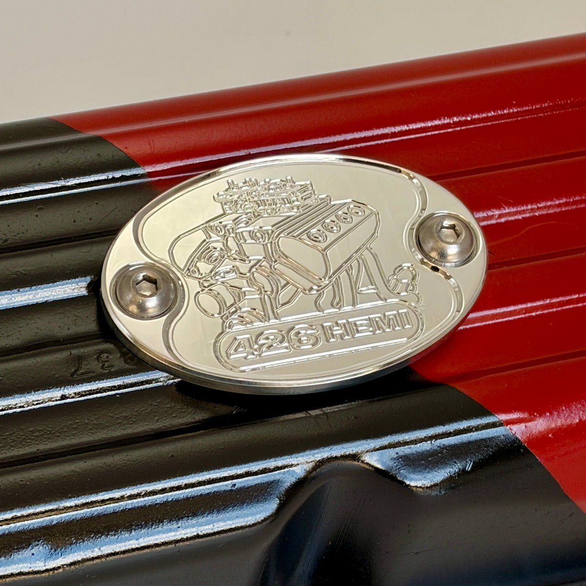 Mad4Metal 426 Hemi Billet Aluminium Abzeichen Ventil Abdeckung Mopar USA