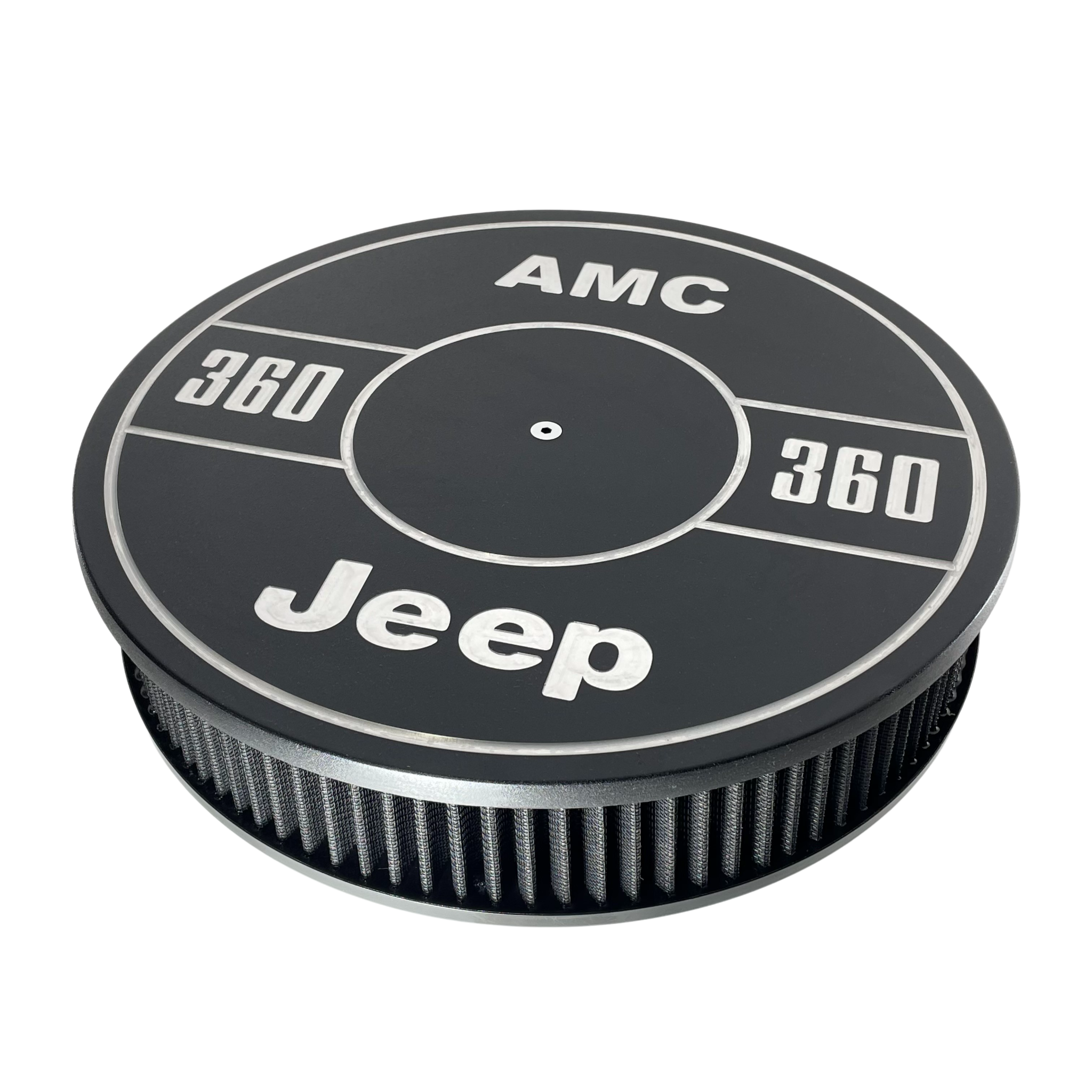 Benutzerdefinierte Gravur Luftreiniger Lid 14' Round passt Jeep CJ AMC 360 V8 Motor