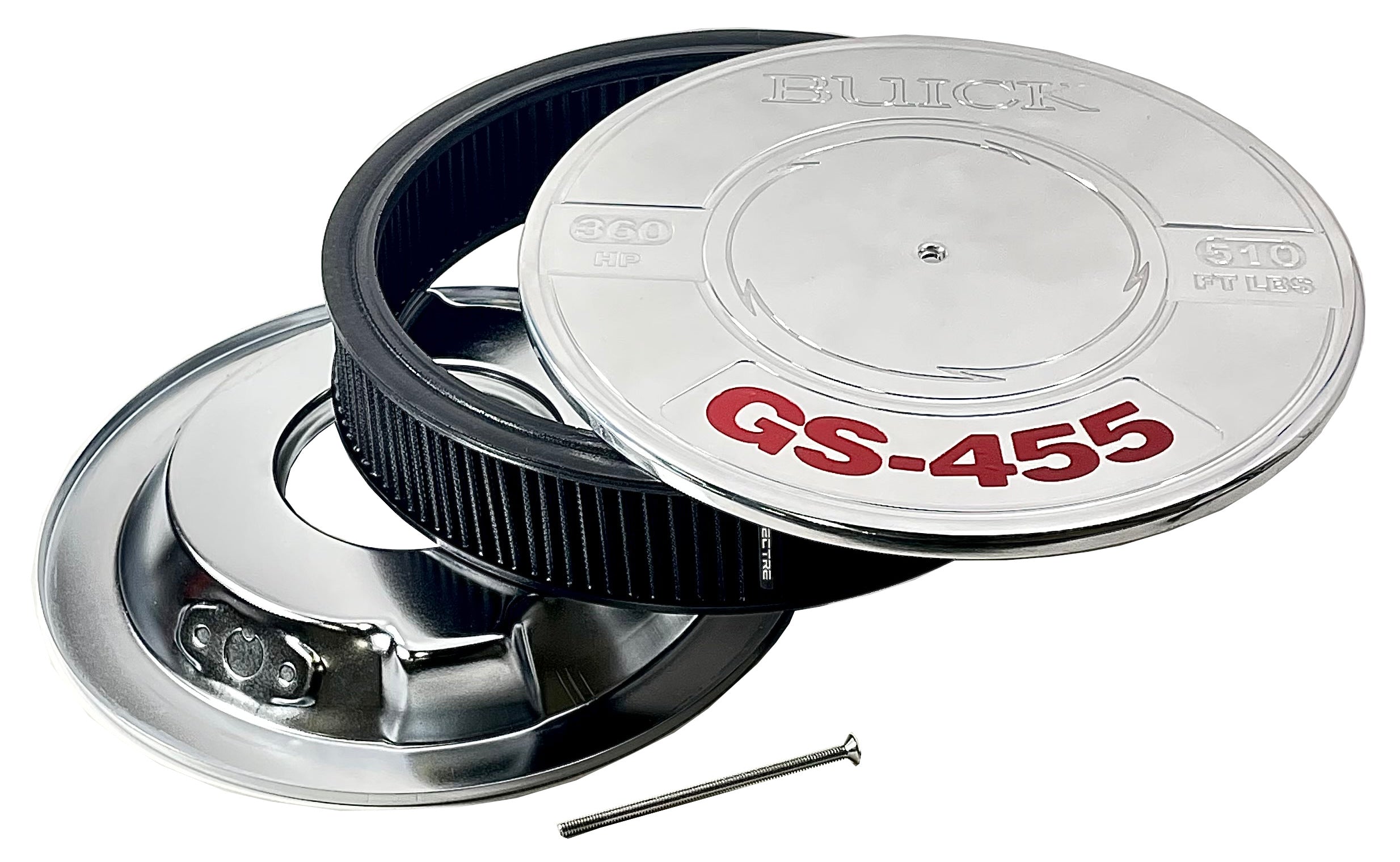 Aluminiummotor Luftreinigerfilter Car Kit 14' Round passt zu Pontiac 455 Motoren