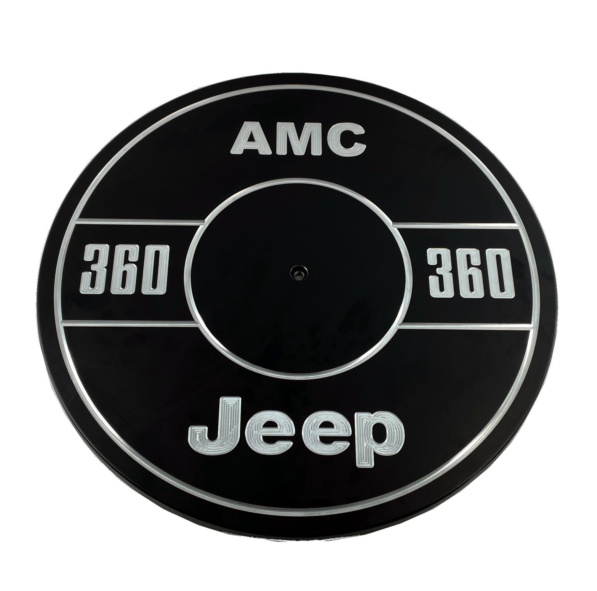 Benutzerdefinierte Gravur Luftreiniger Lid 14' Round passt Jeep CJ AMC 360 V8 Motor