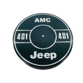 Benutzerdefinierte Gravur Luftreiniger Lid 14' Round Fits Jeep CJ AMC 401 V8 Motor