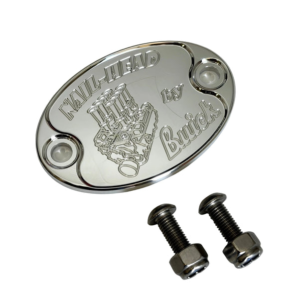 Mad4Metal Buick Nailhead Hilborn Injiziert Billet Aluminium Abzeichen USA
