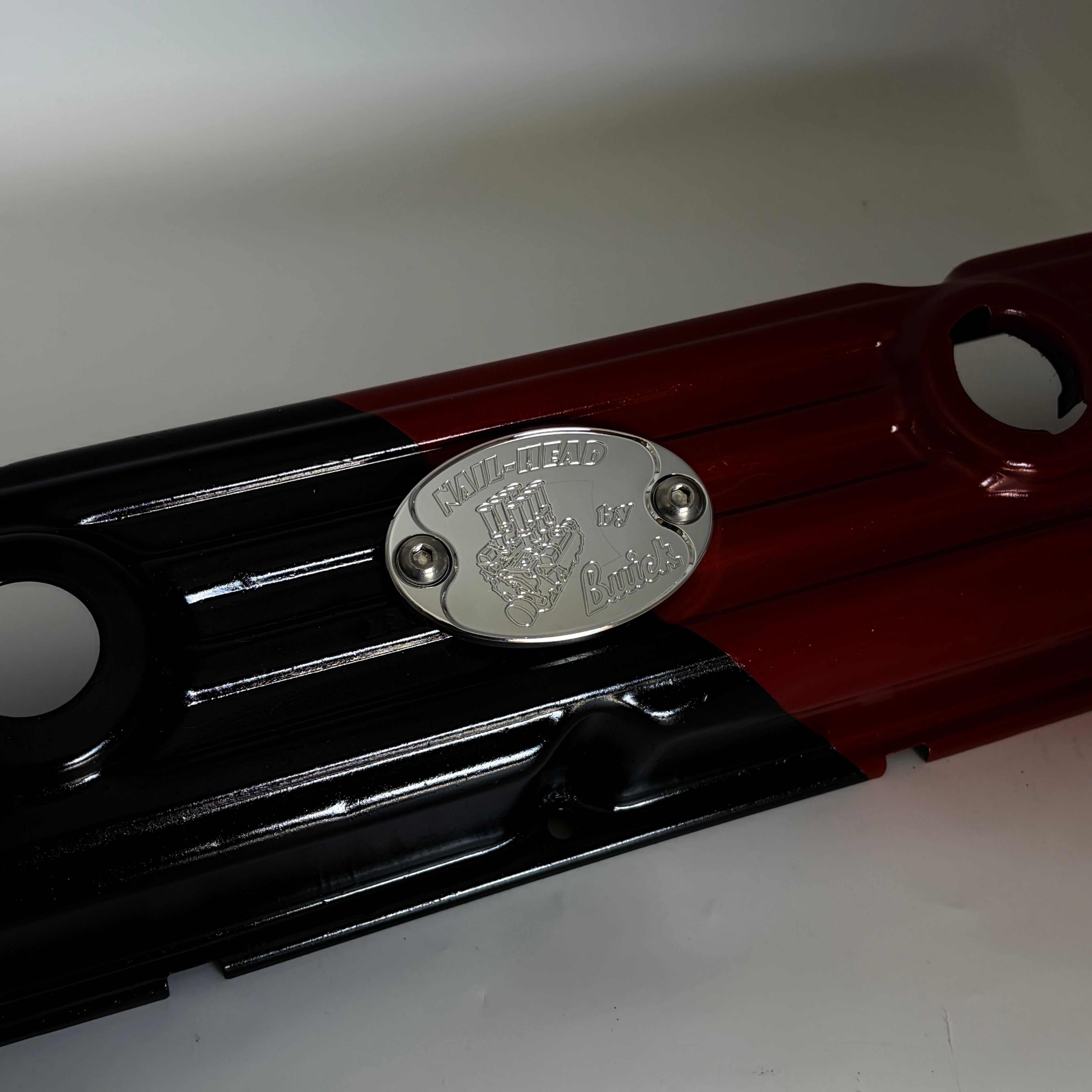 Mad4Metal Buick Nailhead Hilborn Injiziert Billet Aluminium Abzeichen USA