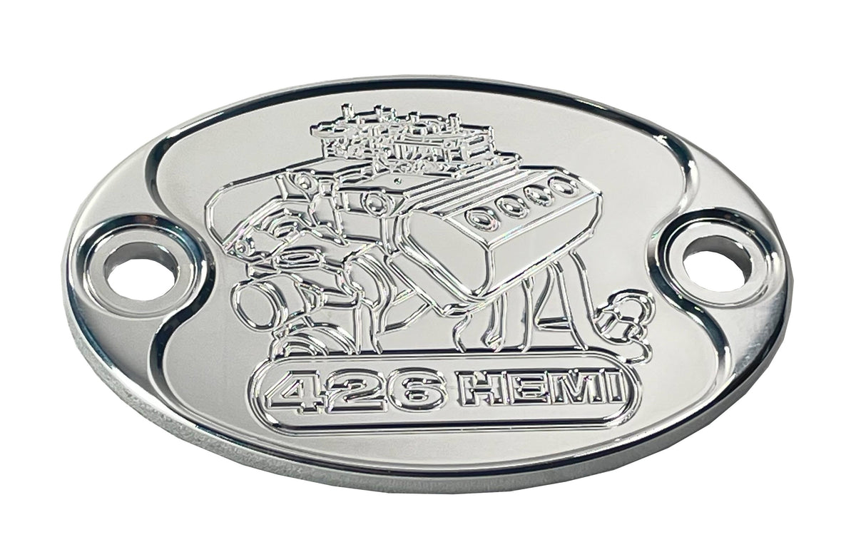 Mad4Metal 426 Hemi Billet Aluminium Abzeichen Ventil Abdeckung Mopar USA