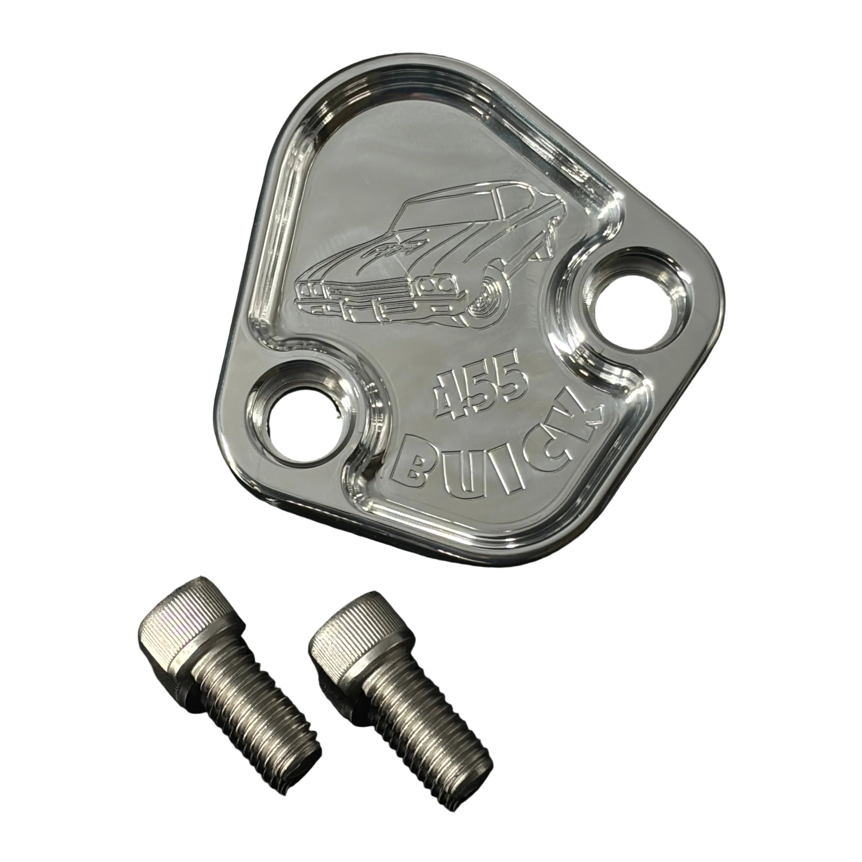 Kraftstoffpumpe Block Off Plate Buick 455 350 GS Skylark 6061 USA F076-BS31