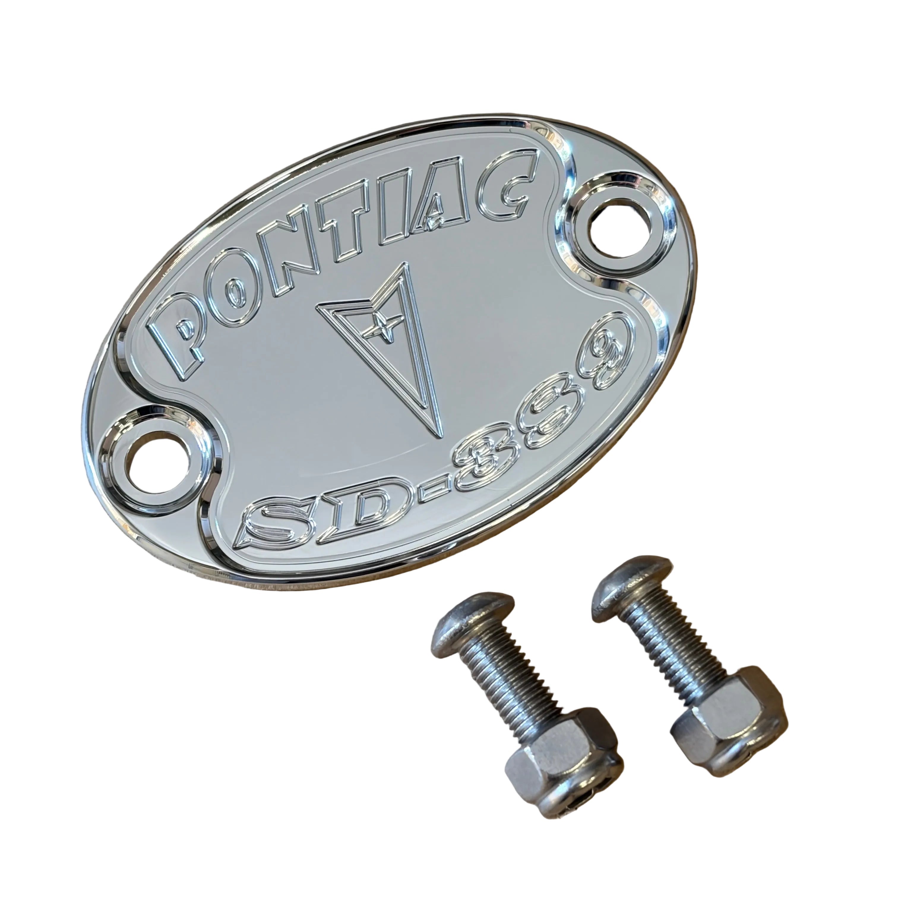 Mad4Metal Pontiac SD-389 Super Duty Billet Aluminium Abzeichen CNC USA