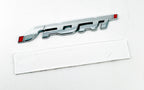 Chrome Trendy SPORT Symbol Automobil Decal Fahrzeug Metallic 3D Logo Stick auf Abzeichen