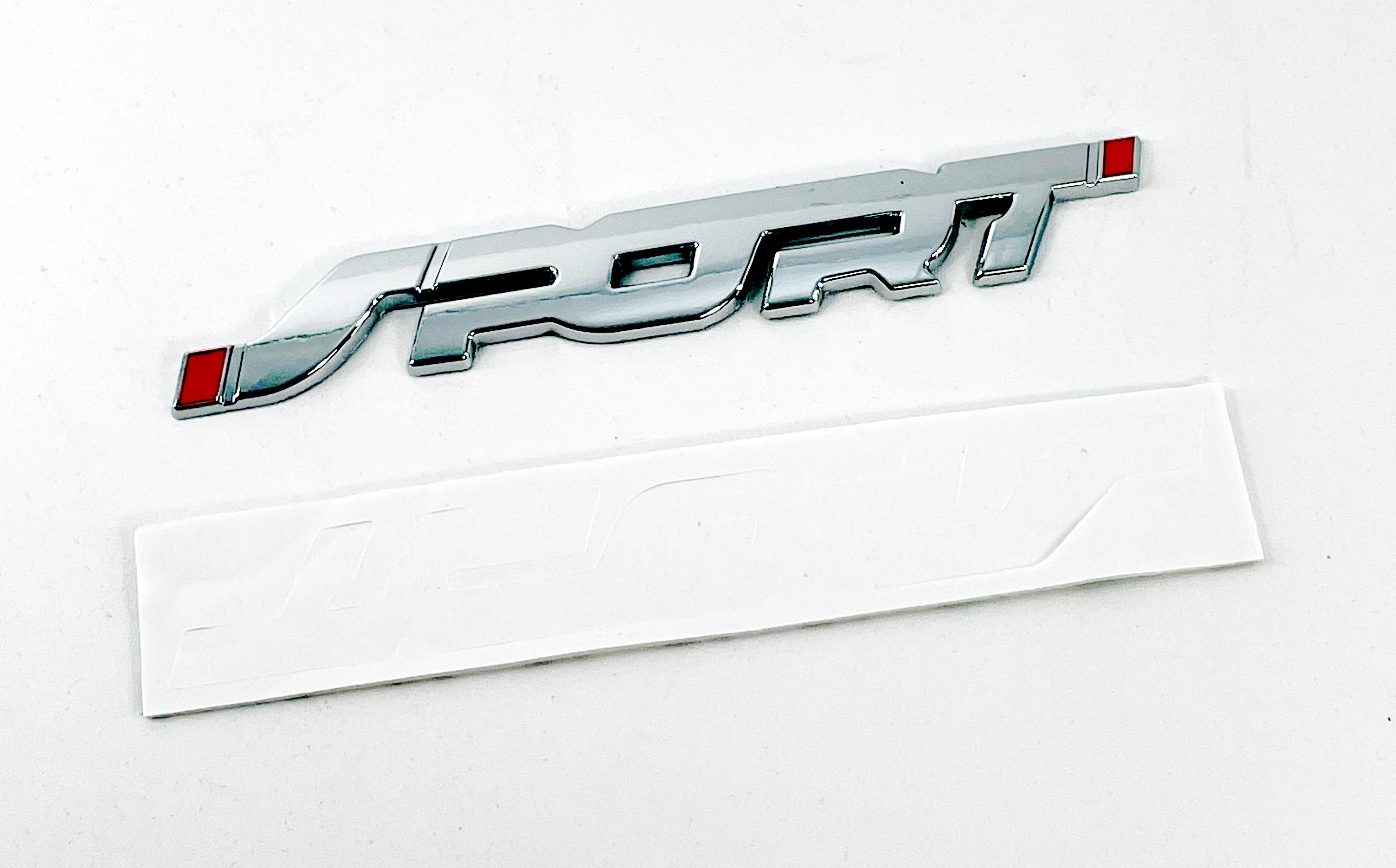 Chrome Trendy SPORT Symbol Automobil Decal Fahrzeug Metallic 3D Logo Stick auf Abzeichen