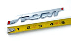 Chrome Trendy SPORT Symbol Automobil Decal Fahrzeug Metallic 3D Logo Stick auf Abzeichen