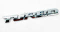 Chrome Trendy TURBO Symbol Automobil Decal Fahrzeug Metallic 3D Logo Stick auf Abzeichen