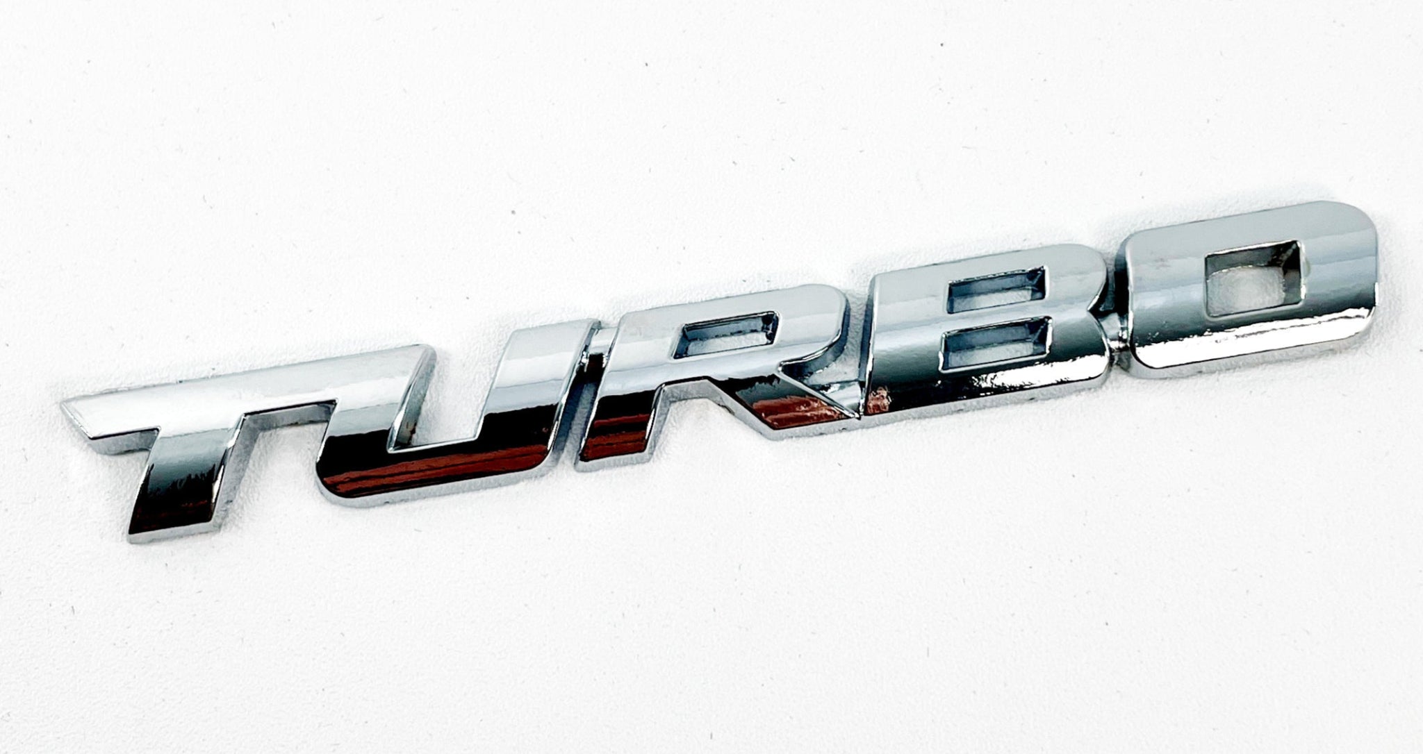 Chrome Trendy TURBO Symbol Automobil Decal Fahrzeug Metallic 3D Logo Stick auf Abzeichen