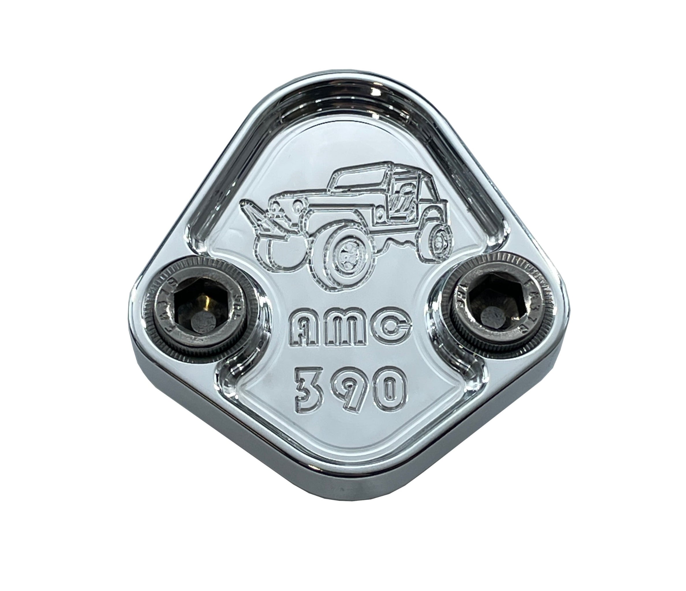 Kraftstoffpumpe Block Off Platte passt Jeep AMC 390 Motoren Billet Aluminium 6061 CNC USA