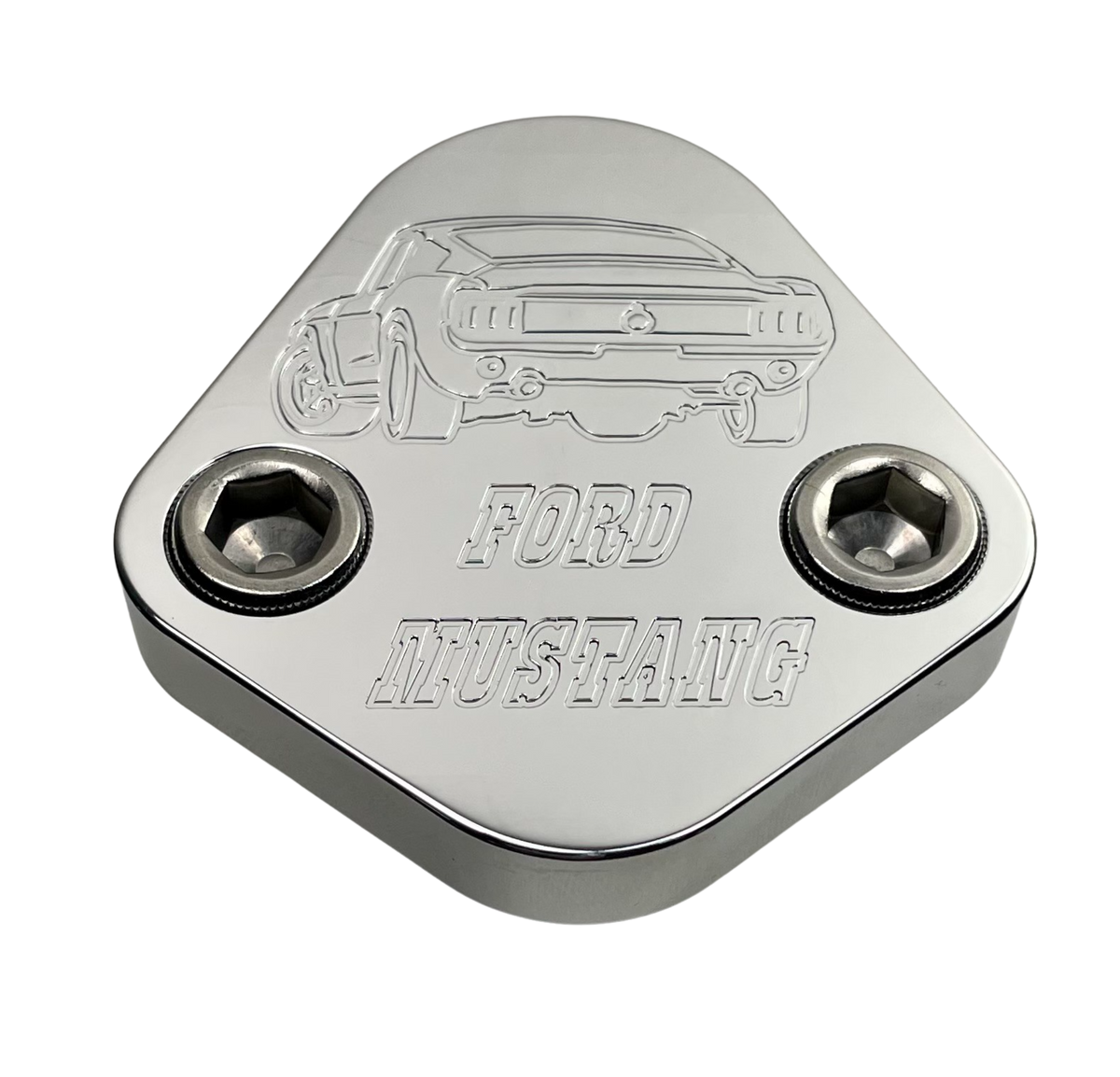 Kraftstoffpumpe Block Off Platte passt 1967 1968 Ford Mustang 390.427.428 Motoren USA