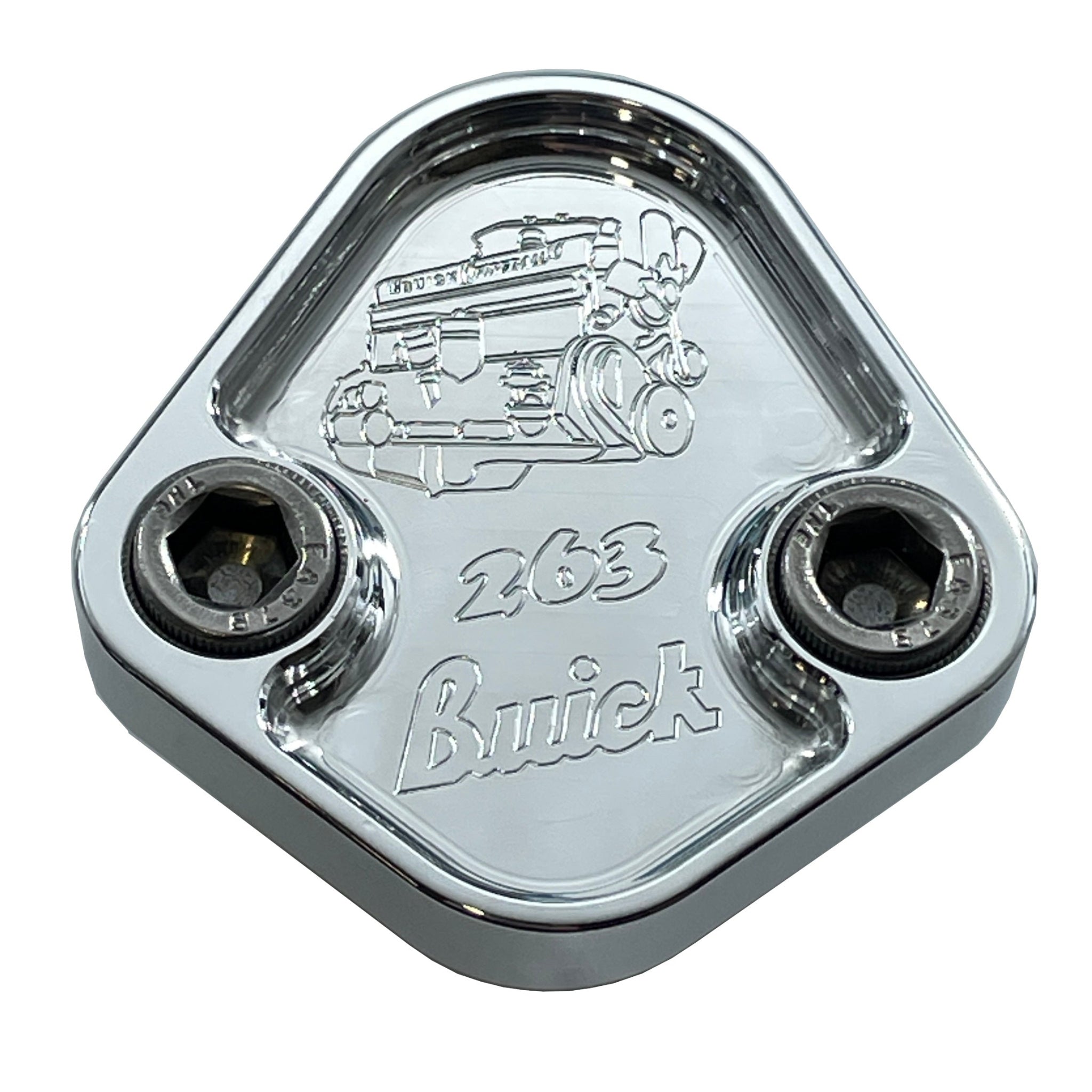 Kraftstoffpumpe Block Off Platte passt Buick Straight 8 Fireball 263 Motoren 6061 USA