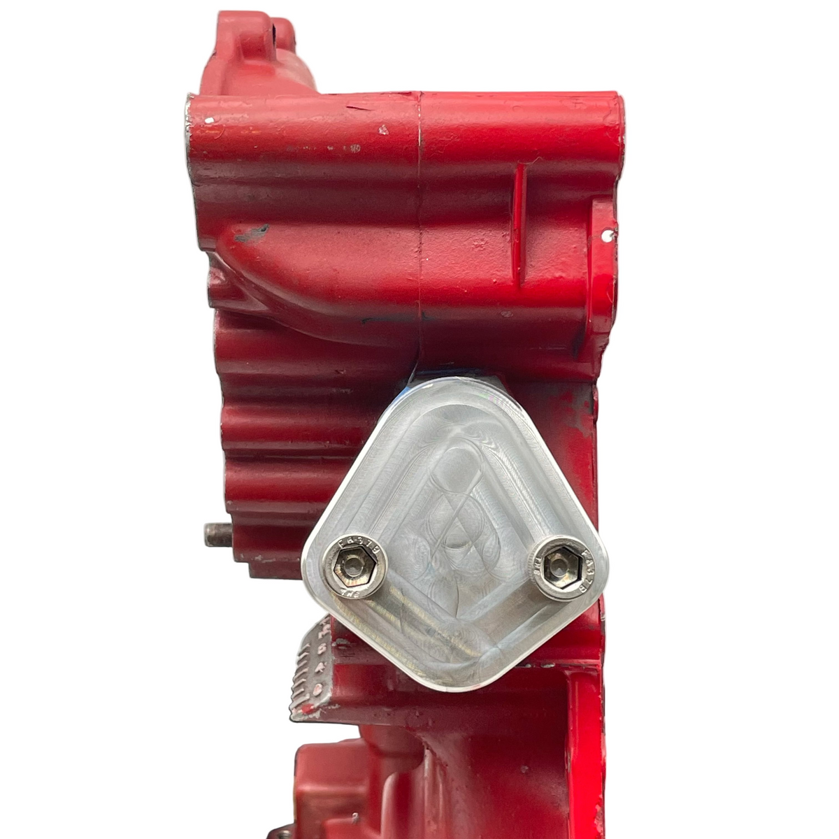Kraftstoffpumpe Block Off Platte passt Chevy Ford Mopar AMC V8 CNC Aluminium F157