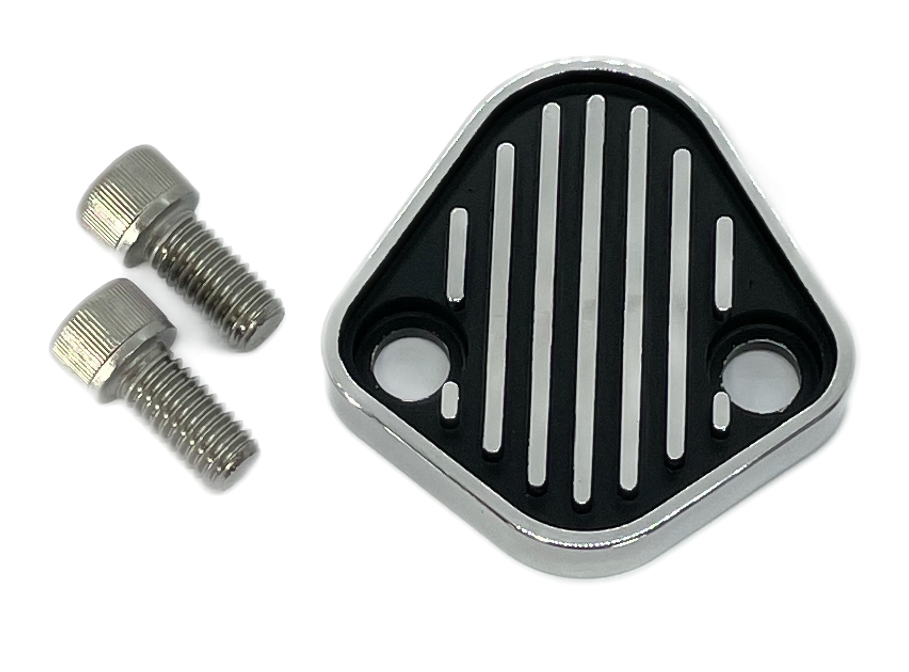 Kraftstoffpumpe Block Off Plate Finned Fits Chevrolet BBC 396.402.427.454 Motoren USA