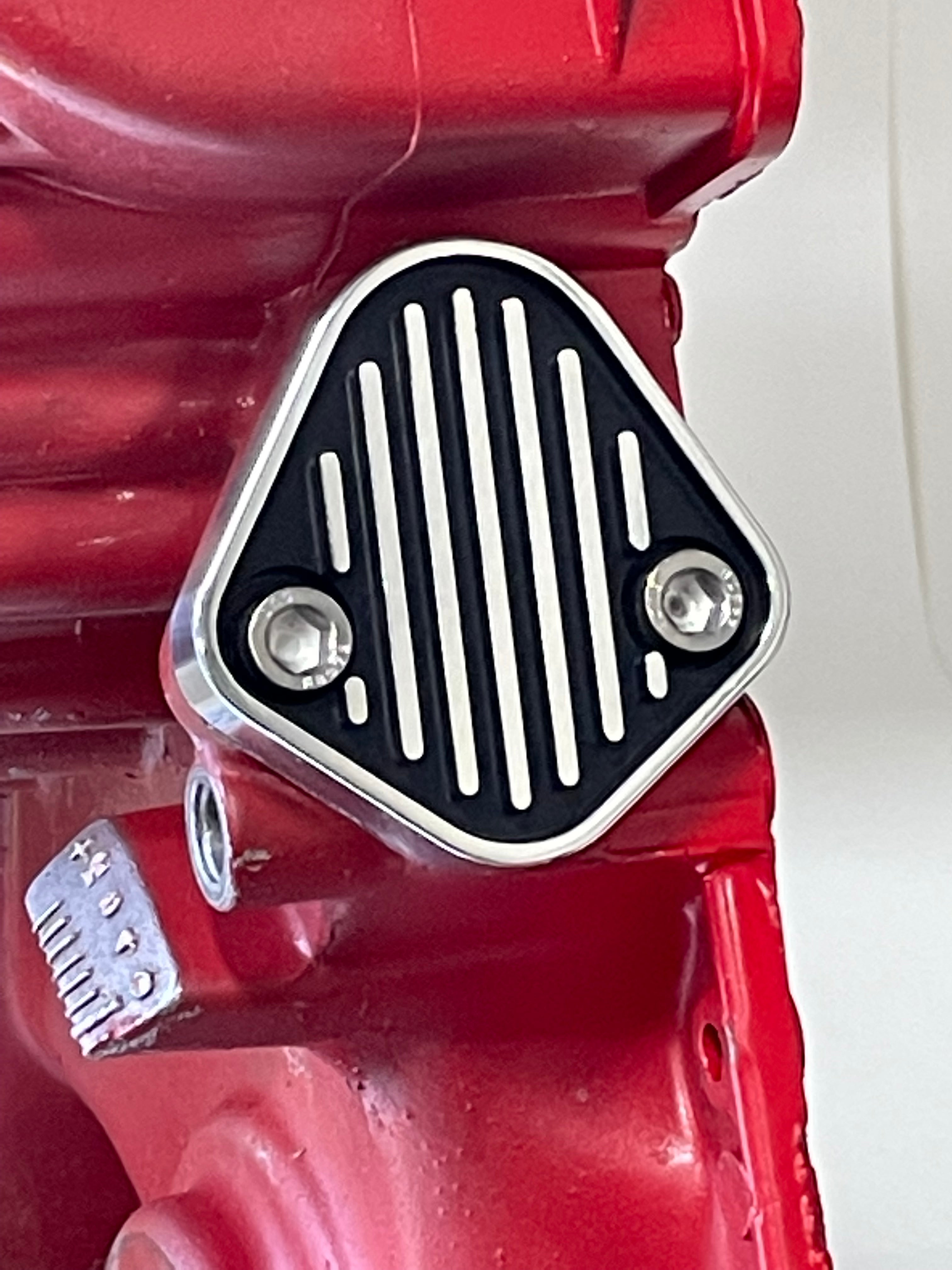 Kraftstoffpumpe Block Off Plate Finned Fits AMC Jeep 258 L4 und L6 CJ5 CJ7 Motoren USA