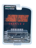 Greenlight 1 64 Diecast Cars 1970 Plymouth Cuda John Wick 4 Black Hollywood S41