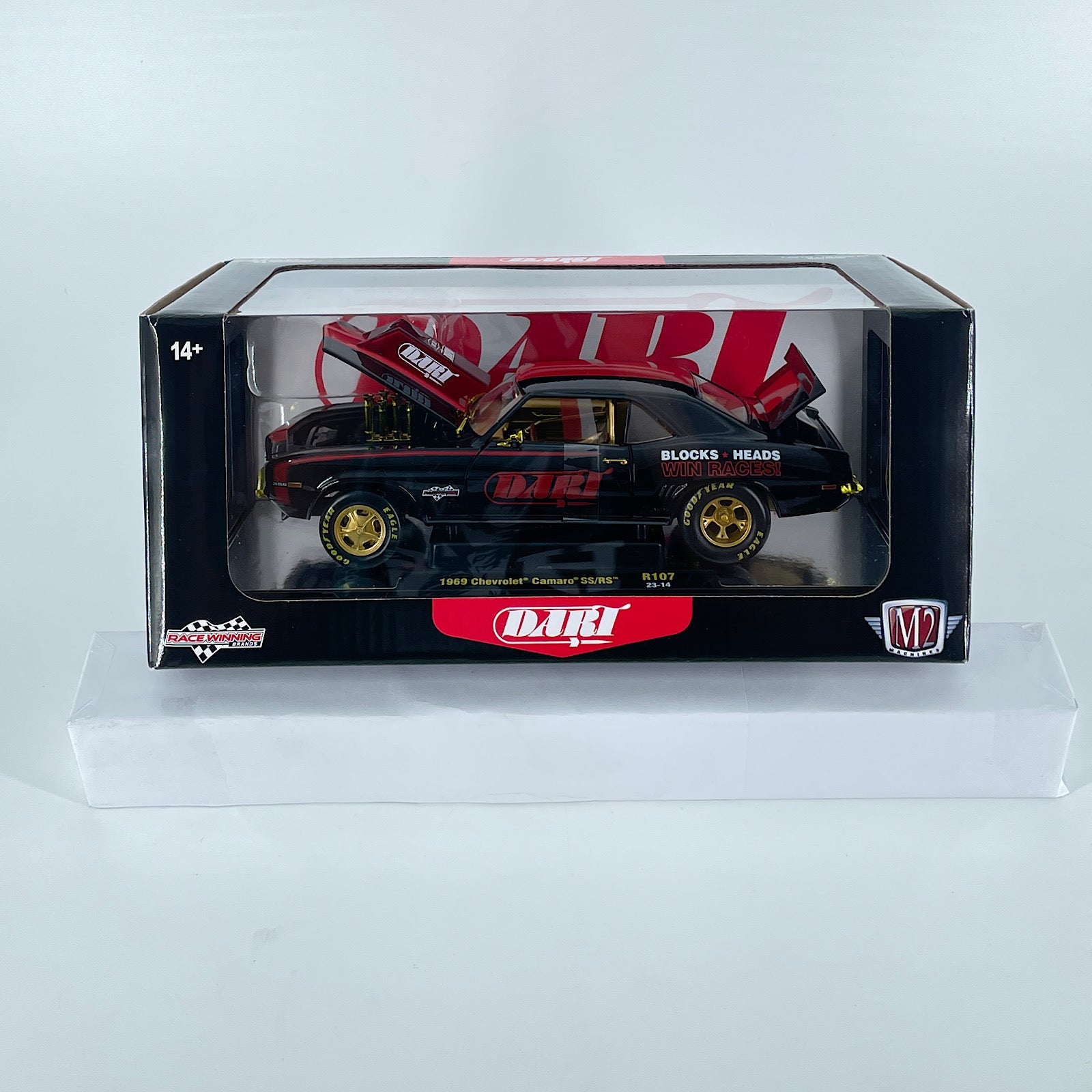 M2 Maschinen 1 24 Gegossene Autos 1969 Chevrolet Camaro SS / RS Chase R107
