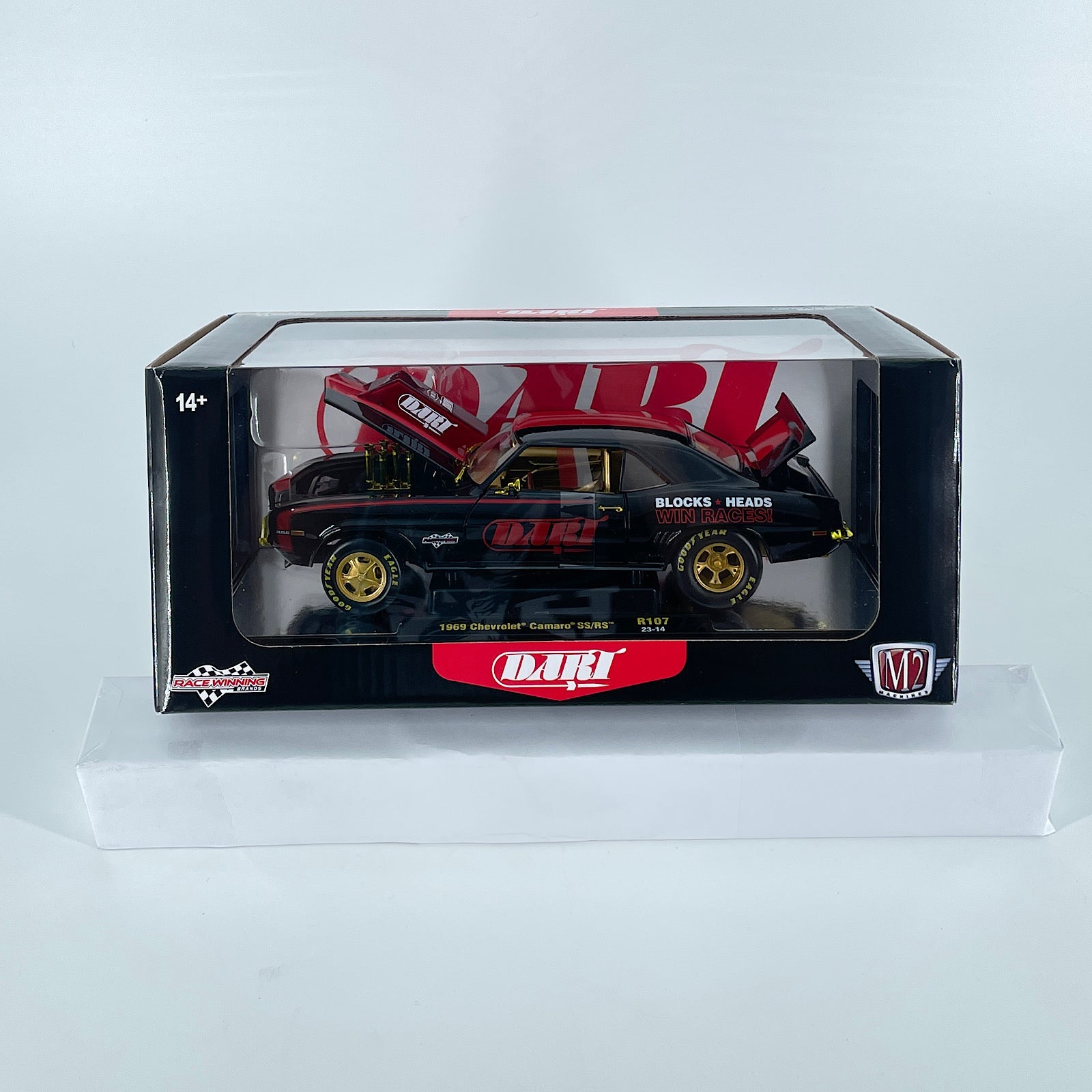 M2 Maschinen 1 24 Gegossene Autos 1969 Chevrolet Camaro SS / RS Chase R107