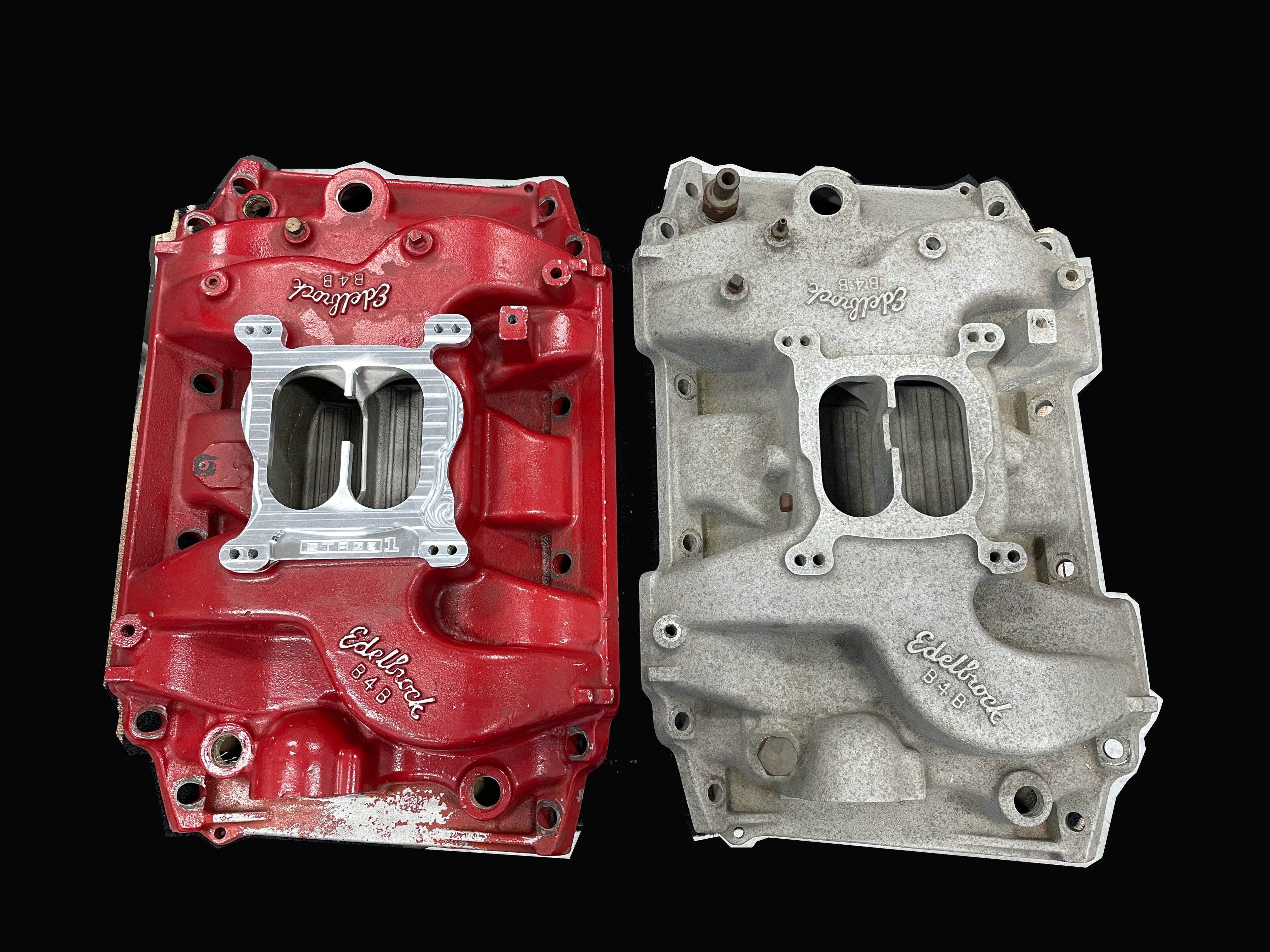 Vergaser-Spacer-Adapter 455 Buick Edelbrock B4B-Einlass zu Holley Stage1