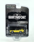 1970 Plymouth AAR 'Cuda Greenlight Hollywood Yellow Graveyard Carz 1:64