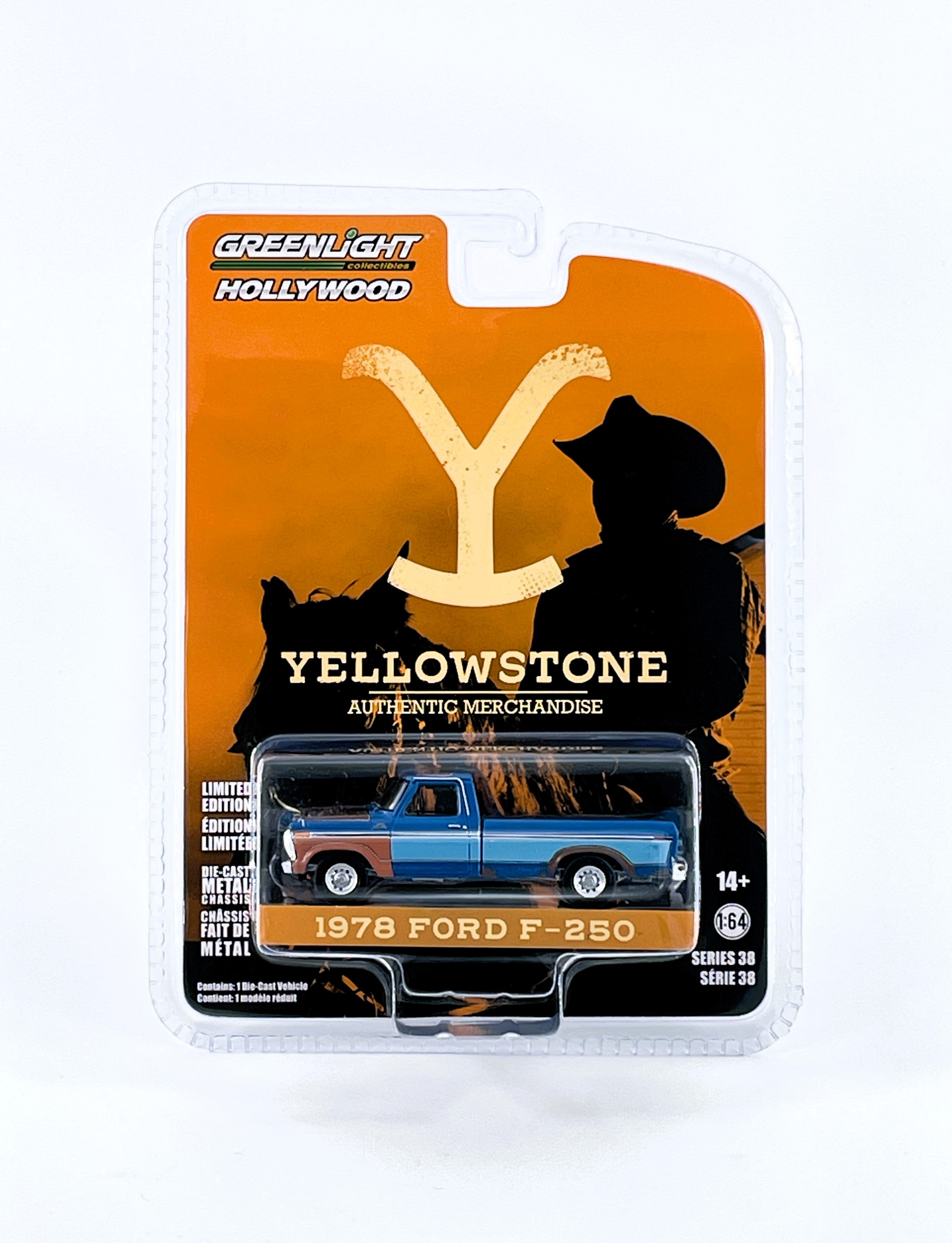 1978 Ford F-250 Greenlight Sammlerstücke Hollywood Yellowstone 1:64