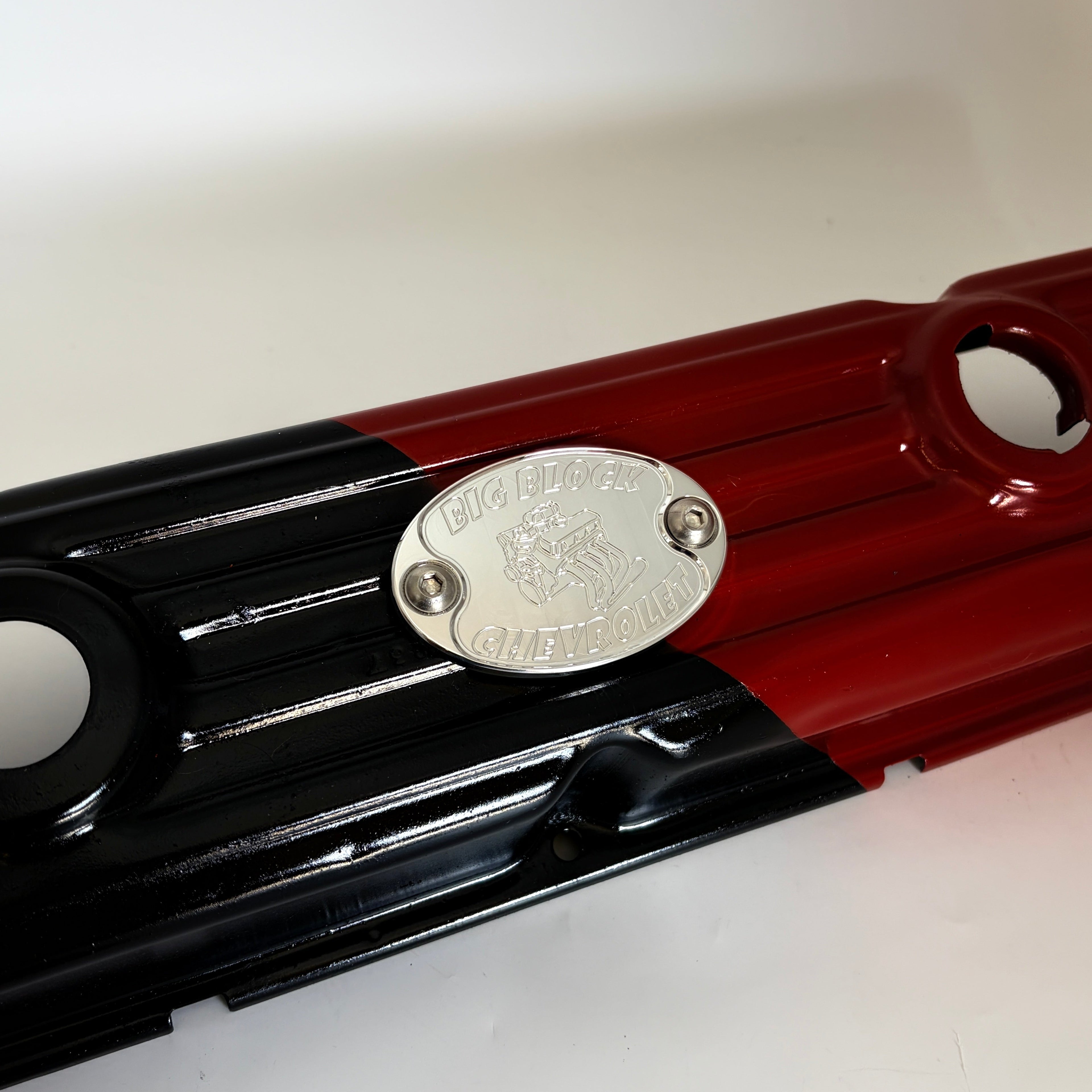 Mad4Metal Big Block Chevy Badge Billet Aluminium CNC Machined USA