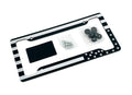 Premium American Flag Metal Lizenzschild Rahmen - Patriotisches Auto Zubehör