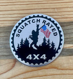 Sasquatch bewertet 4x4 Stick-on Fender Badge mit American Flag Fits Jeep 4x4