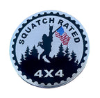 Sasquatch bewertet 4x4 Stick-on Fender Badge mit American Flag Fits Jeep 4x4