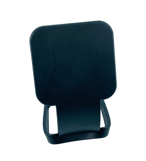 Hitch Cover Plug Cap 3' x 3' Black Rubber 4-Flat-Design für 2' Trailer Receiver