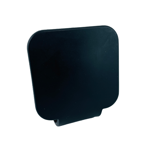 Hitch Cover Plug Cap 3' x 3' Black Rubber 4-Flat-Design für 2' Trailer Receiver