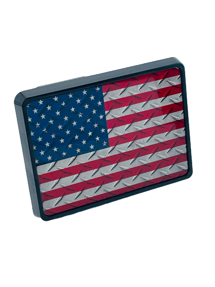 Hitch Cover Cap Plastic 5' x 4' American Flag Patriotic Hitch Pin Style für 2' Receiver