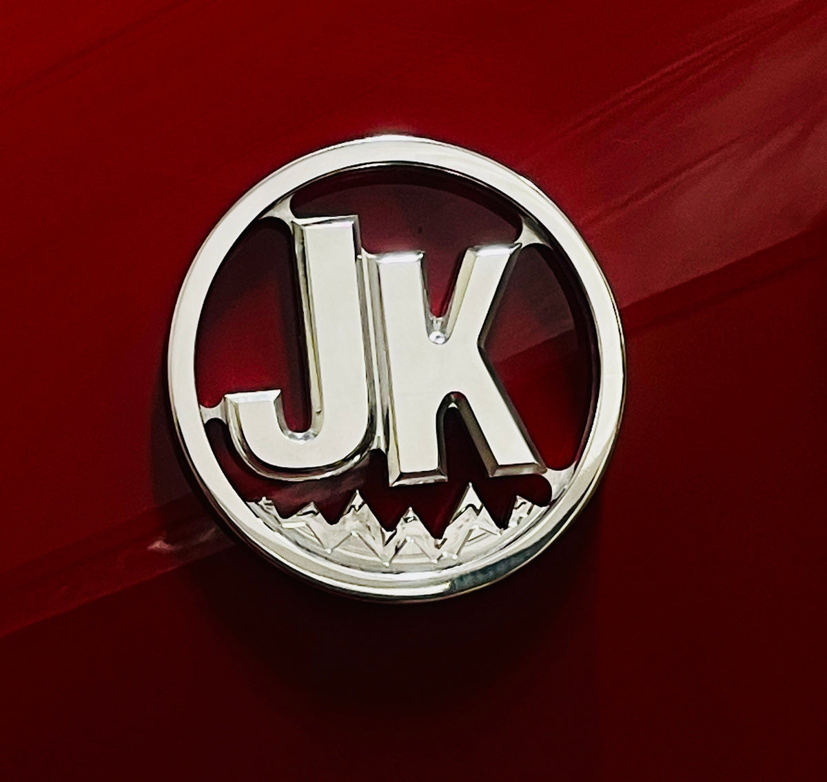 Auto Emblem Cars Custom Car Badge Cool Car Emblem 3' OD Set 'fits' Jeep JK -USA