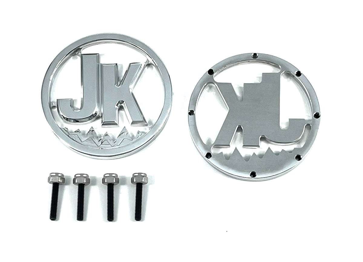 Auto Emblem Cars Custom Car Badge Cool Car Emblem 3' OD Set 'fits' Jeep JK -USA